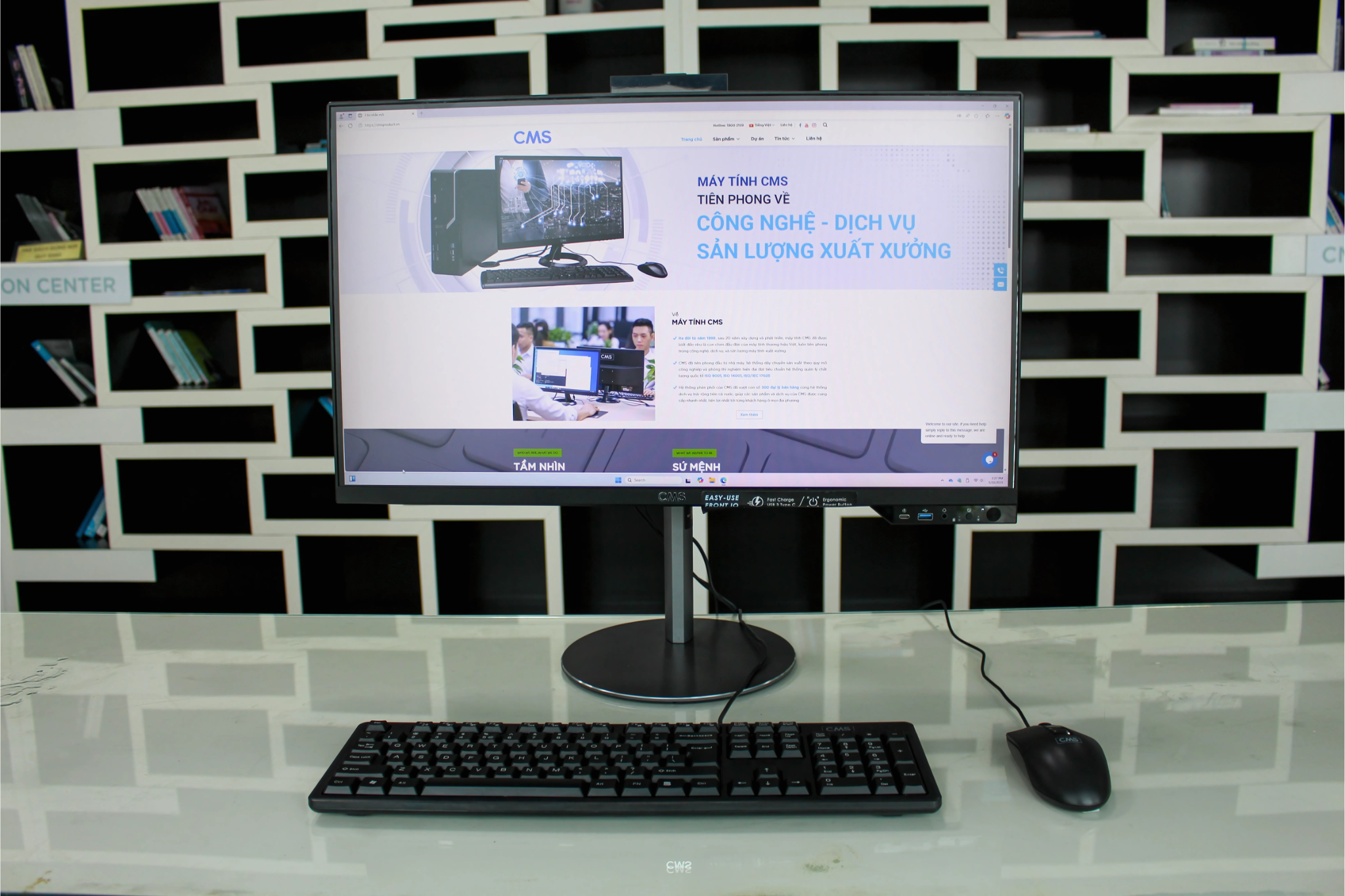 CMS giới thiệu máy tính để bàn CMS X-Pro All in One: Giải pháp tối ưu cho văn phòng hiện đại