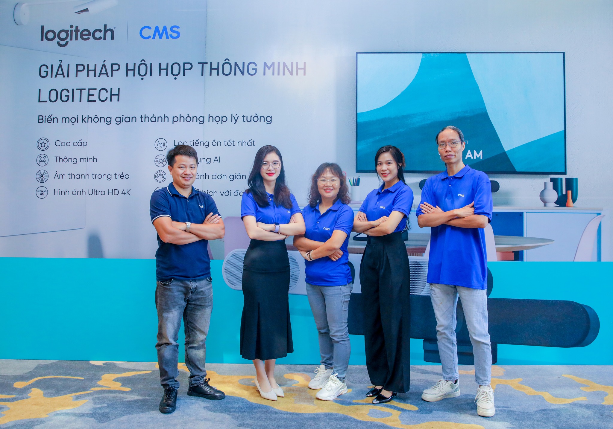 Vì sao logitech chọn hợp tác cùng CMS để đưa giải pháp hội họp thông minh tới các doanh nghiệp Việt Nam
