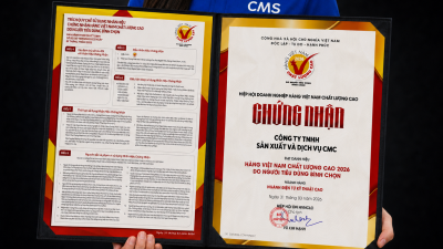 CMS computer has been awarded Vietnamese High Quality Good, for High-Tech Electronics 2025 for the 11th time