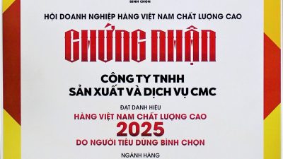 CMS computer has been awarded Vietnamese High Quality Good, for High-Tech Electronics 2025 for the 11th time