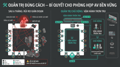 Từ Reactive đến Proactive: Đã đến lúc quản trị phòng họp trực tuyến đúng cách