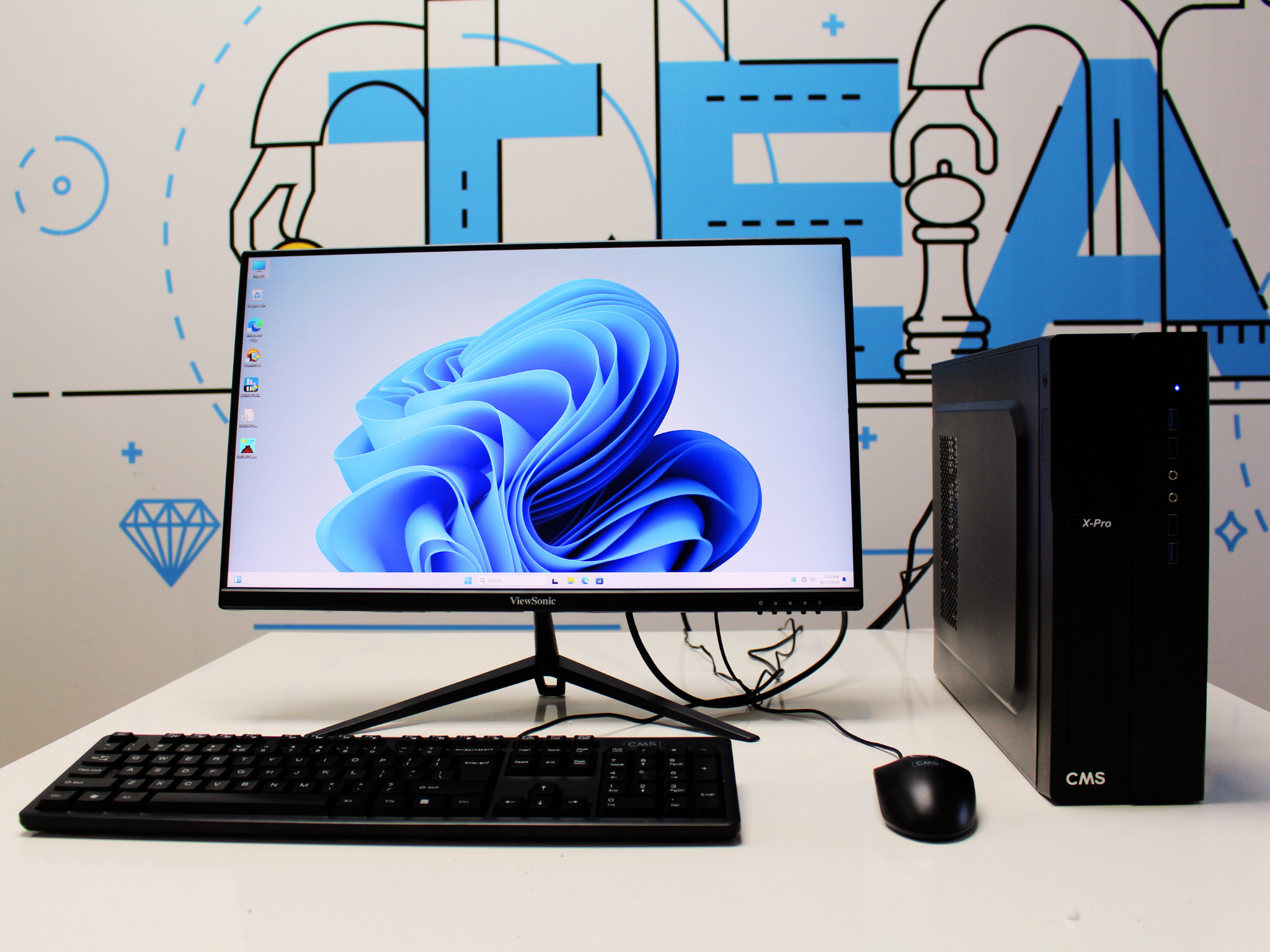 Máy tính để bàn CMS X-Pro Slim XPQ3K-B86